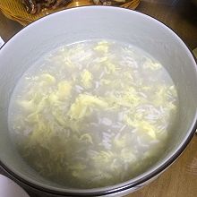 米酒蛋花汤圆汤