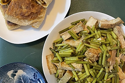 超快手素菜-糖醋蒜苔豆泡