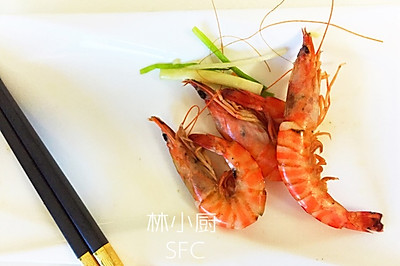 蒜香胡椒烤虾