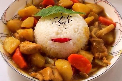 咖喱鸡肉饭