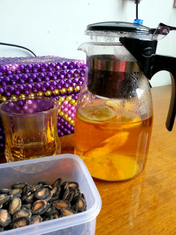 橙子茶的做法