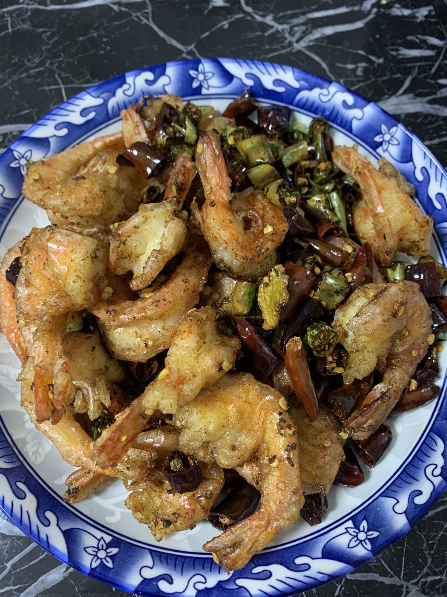 Fried shrimps