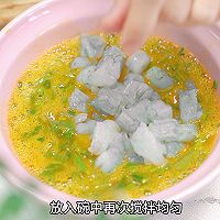 香椿虾仁煎蛋饼的做法图解8