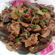 肉炒家常茄子