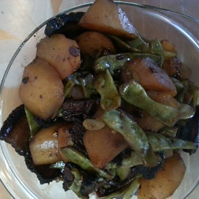 豆角烧土豆
