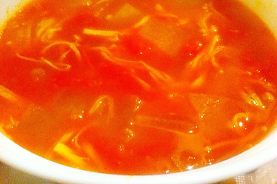金针菇番茄冬瓜汤