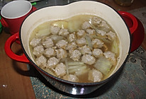 暖暖的冬瓜丸子汤的做法