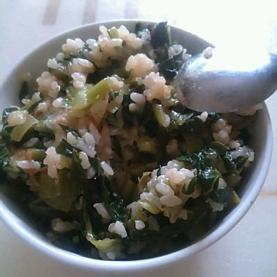 青菜米饭