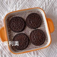 奥利奥蛋糕，只要一包奥利奥饼干哦的做法图解5