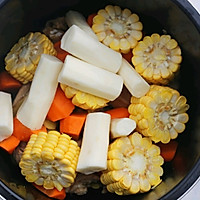 #冰箱剩余食材大改造#山药香菇玉米土鸡汤的做法图解13
