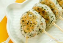 裙带菜虾排【宝宝辅食】的做法