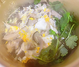 蘑菇紫菜蛋花汤的做法