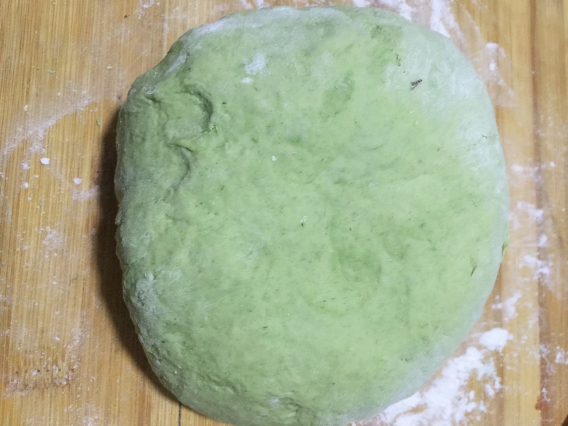 绿色水饺的做法图解2