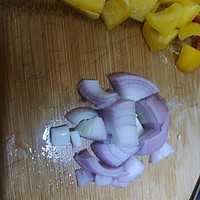 #做出牛肉的分寸感#蒜子彩椒牛肉粒的做法图解7