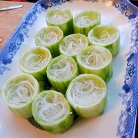 蒜蓉粉丝虾(丝瓜版）的做法图解3