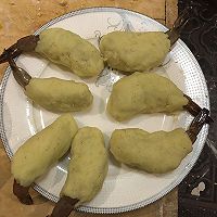 金灿灿的土豆泥黄金虾的做法图解7