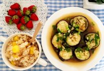 菠萝饭&茄子酿的做法