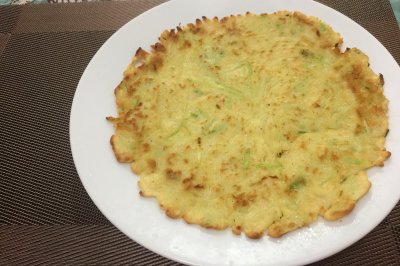 快手早餐：西葫芦丝鸡蛋饼