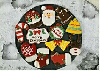 圣诞糖霜饼干