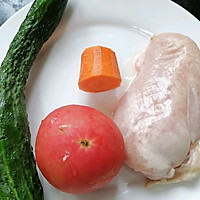 #夏日开胃餐#鸡胸肉蔬菜沙拉的做法图解1