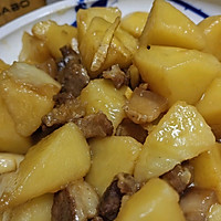 #美味开学季#五花肉炖土豆的做法图解9
