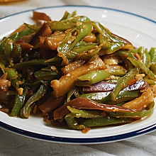 青椒炒茄子#美食新势力#