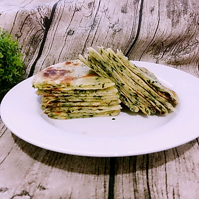 妈妈做的韭菜油饼