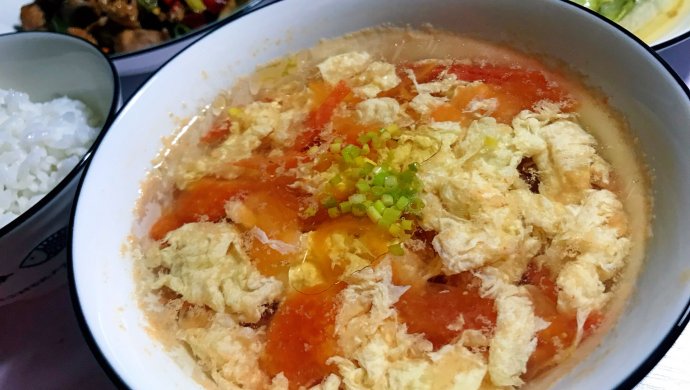 快手番茄鸡蛋汤