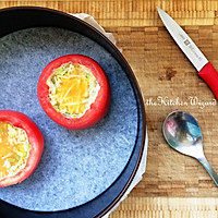 番茄“烤”蛋——番茄与蛋的新玩法 的做法图解4