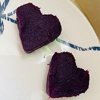 奶香紫薯泥饼的做法图解3