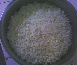盆蒸米饭的做法