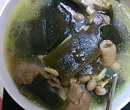 花生海带猪蹄汤的做法