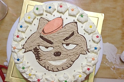 灰太狼蛋糕