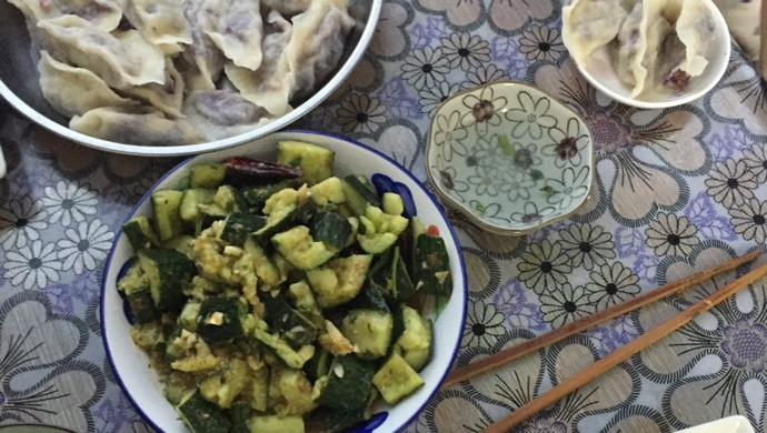 紫甘蓝饺子