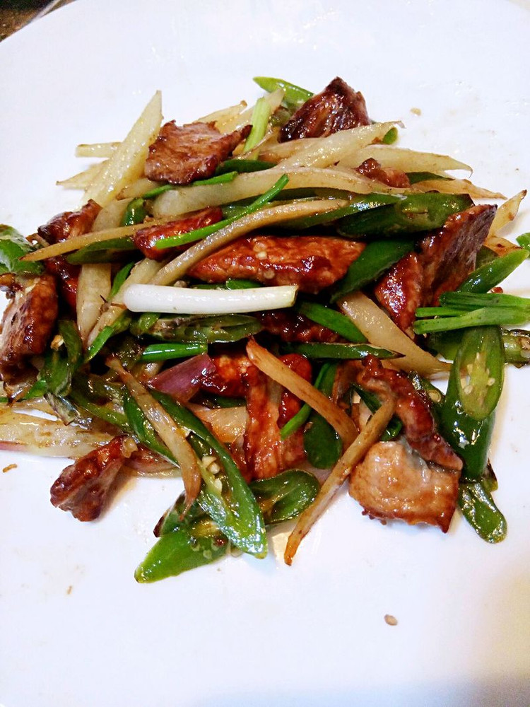 重庆江湖菜之子姜炒肉片的做法