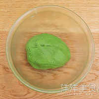 【视频教程】抹茶流心月饼，月饼C位非它莫属的做法图解12