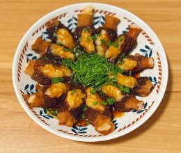 羊肚菌酿虾滑的做法