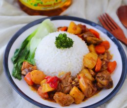 咖喱鸡肉饭 #金龙鱼营养强化维生素A 新派菜籽油#的做法