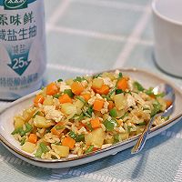 土豆鸡丁炒饭的做法图解9
