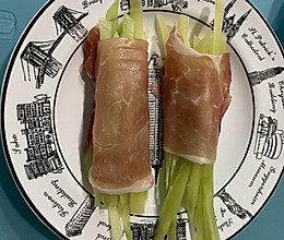 莴笋丝jamon卷的做法