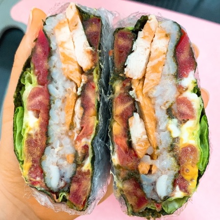 折叠紫菜饭团的做法