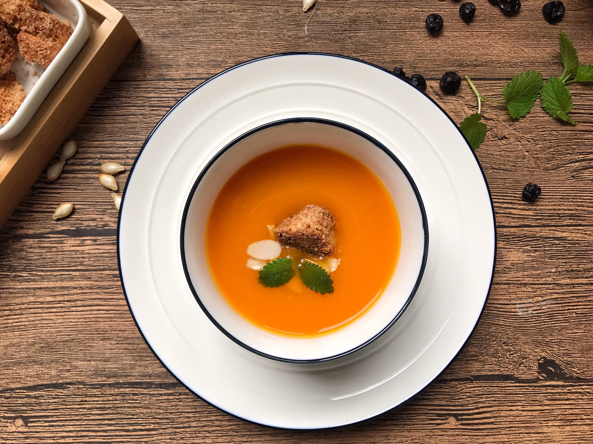 Sweet pumpkin soup
