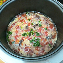 番茄香菇鸡蛋汤