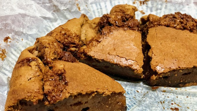 外脆里糯的红糖烤年糕