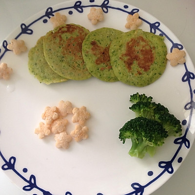 *宝宝辅食早饭*西兰花饼