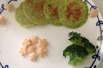 *宝宝辅食早饭*西兰花饼