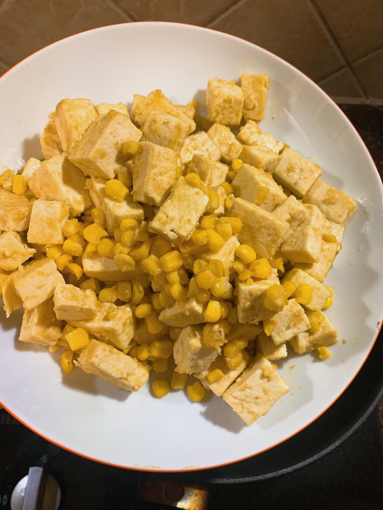 简单易做 上档次，蛋黄焗豆腐的做法