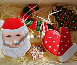 圣诞糖霜饼干丨零基础也能画好看丨糖霜的详细配方教程的做法
