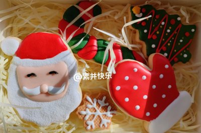 圣诞糖霜饼干丨零基础也能画好看丨糖霜的详细配方教程