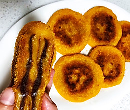 简易版豆沙南瓜饼（不用油炸）的做法